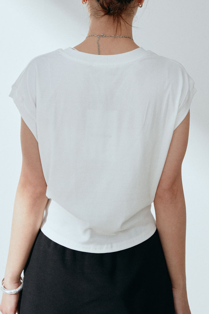 前結びコンパクトTシャツ