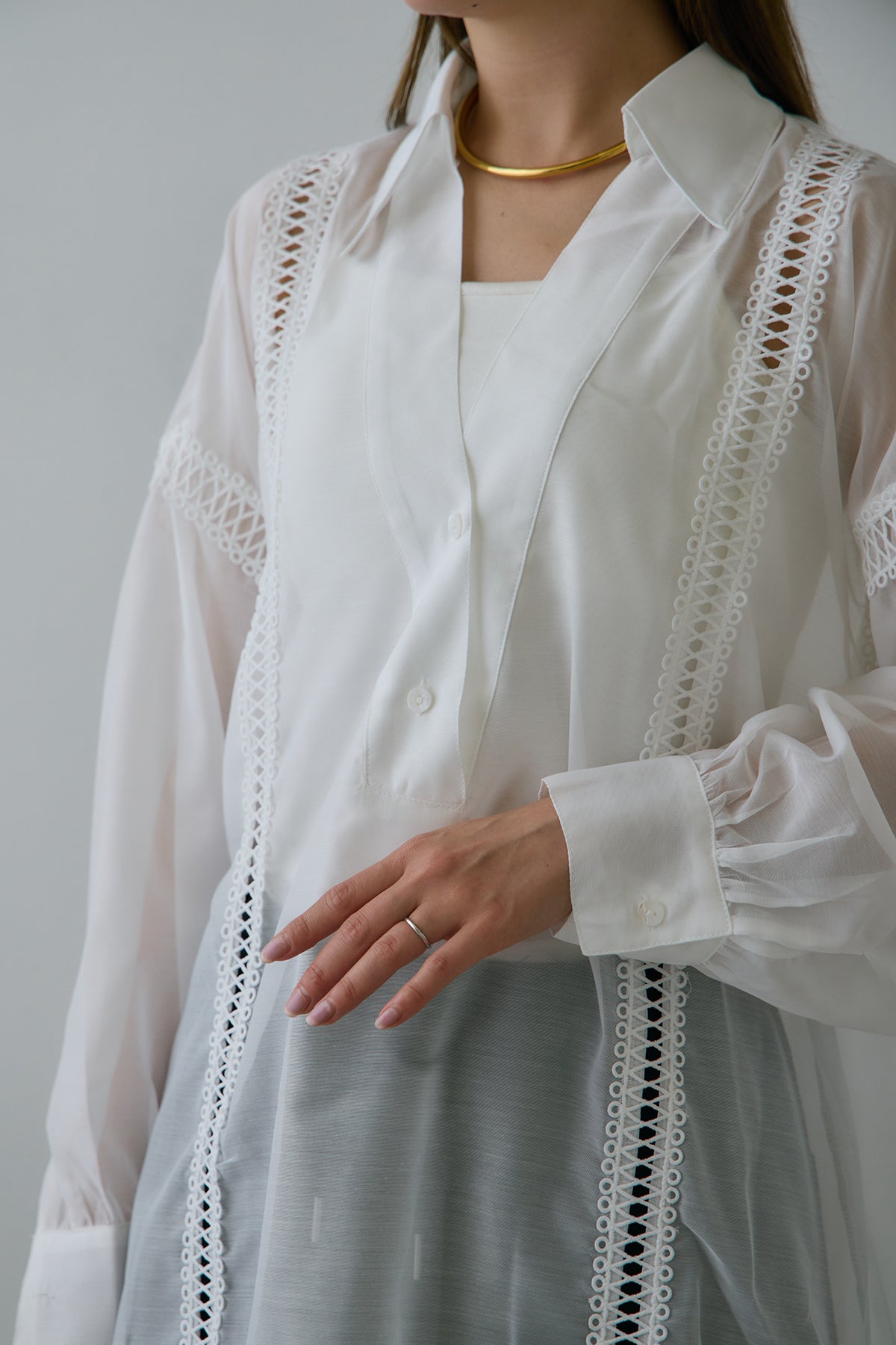 ぽくぽく様ご注文の御品Sサイズ３着です SUMMER SALE】メッセージ刺繍シャツジャケット | COO ONLINE
