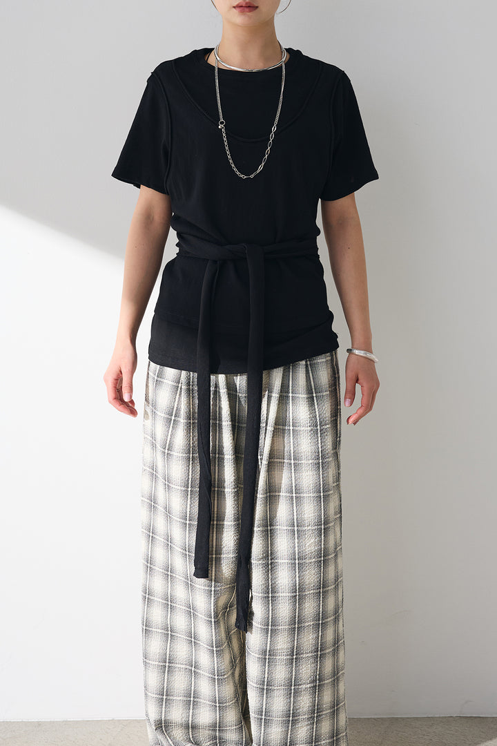 フロントタイTシャツ