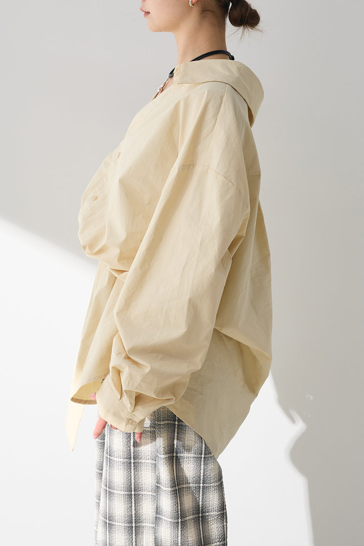 [SET]タンク付きアシメシャツ+エキゾチックワイドパンツ(2set)