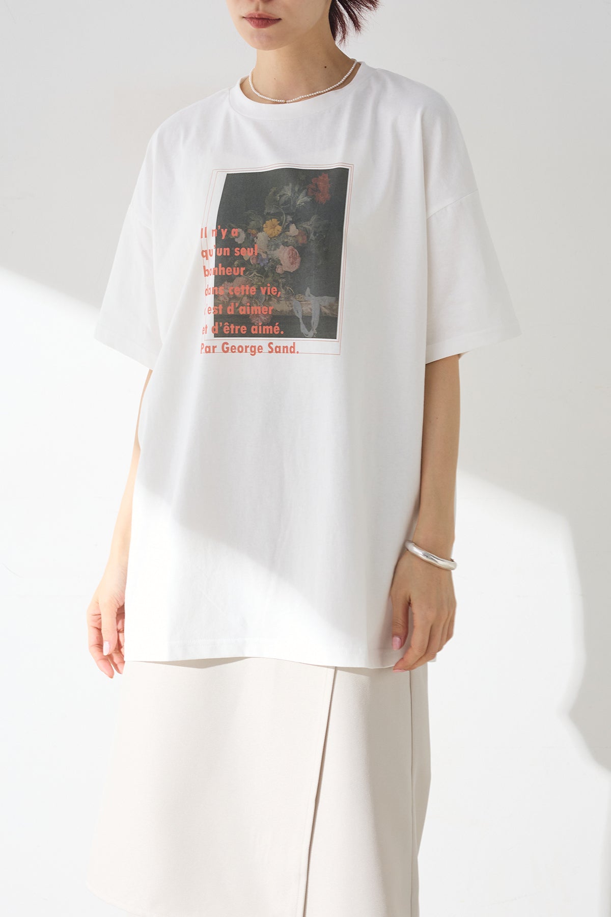 即納】フラワーBIGTシャツ – ESICA