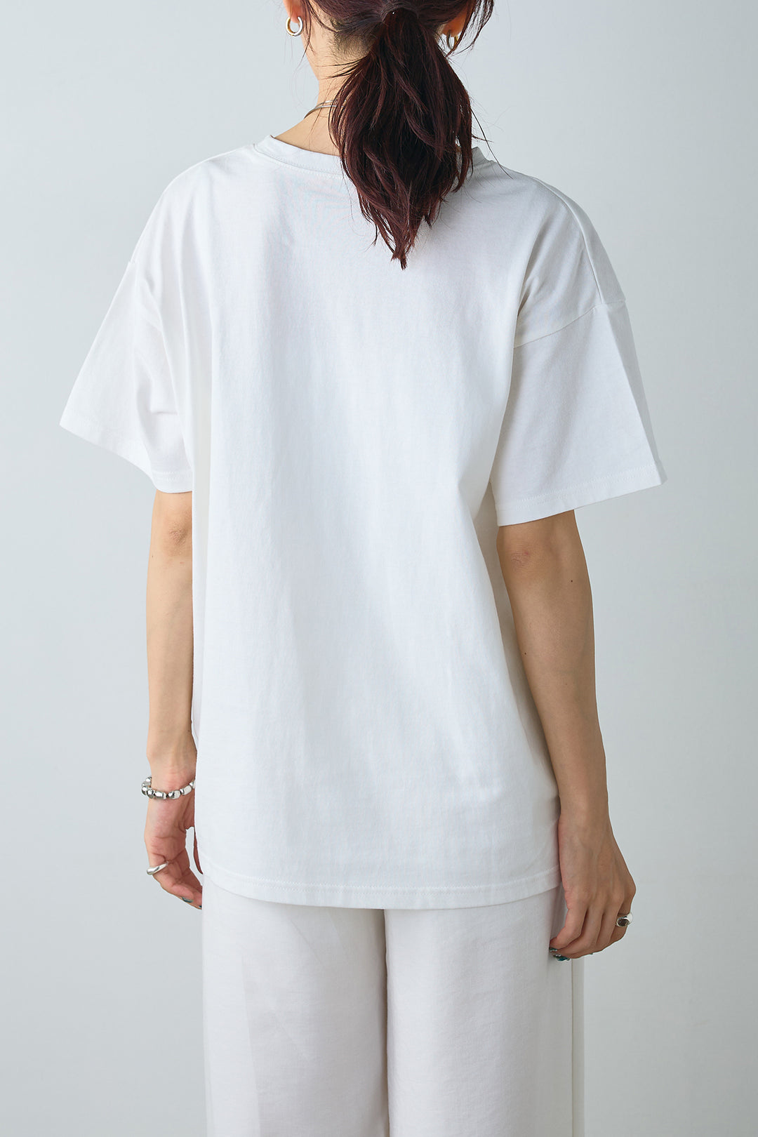 かすれ箔プリントTシャツ