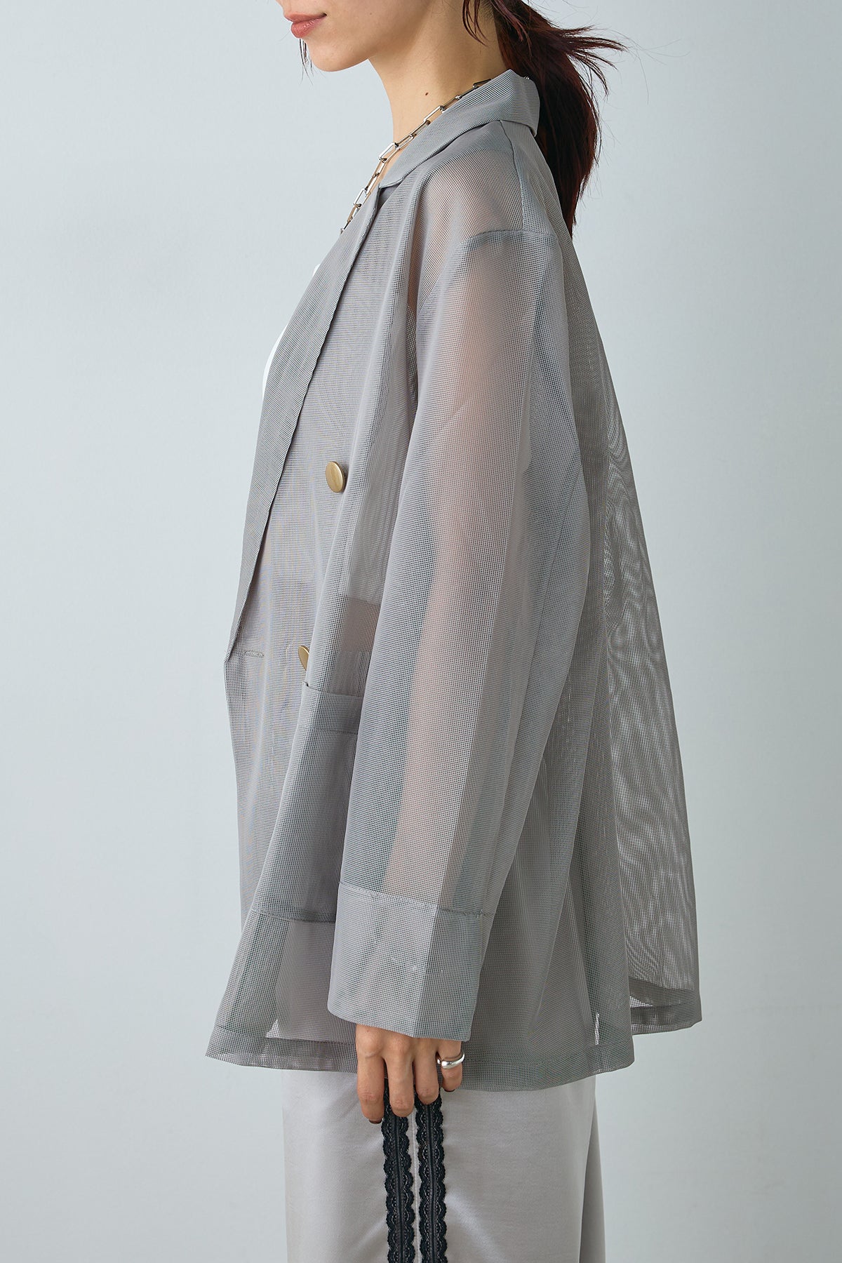 ESICA シアーダブルテーラードジャケット シアーダブルテーラードジャケット – ESICA