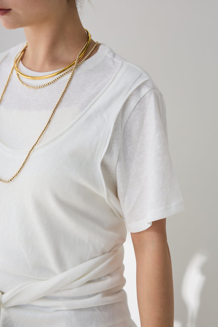 フロントタイTシャツ