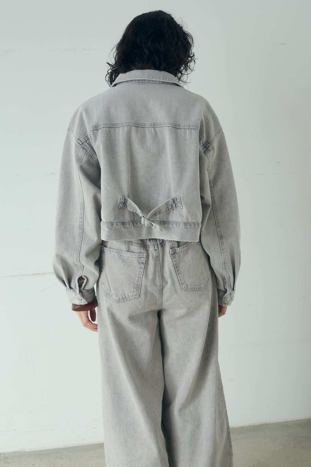 カラーデニムショート丈Gジャンジャケット