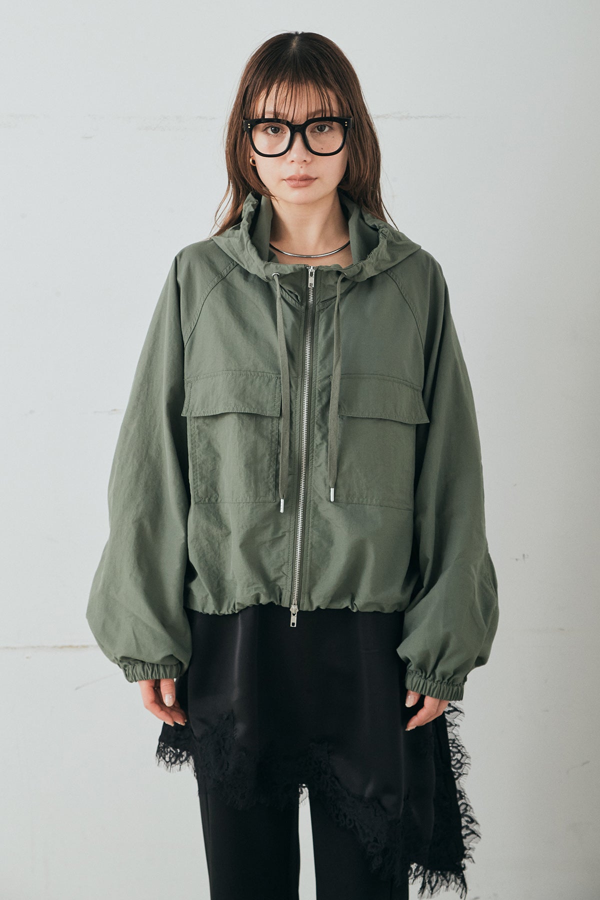 即納】ナイロンボリュームWジップパーカーブルゾン – ESICA