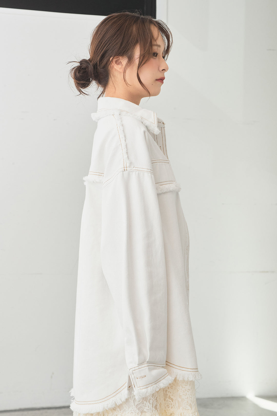 フリンジデニムジャケット