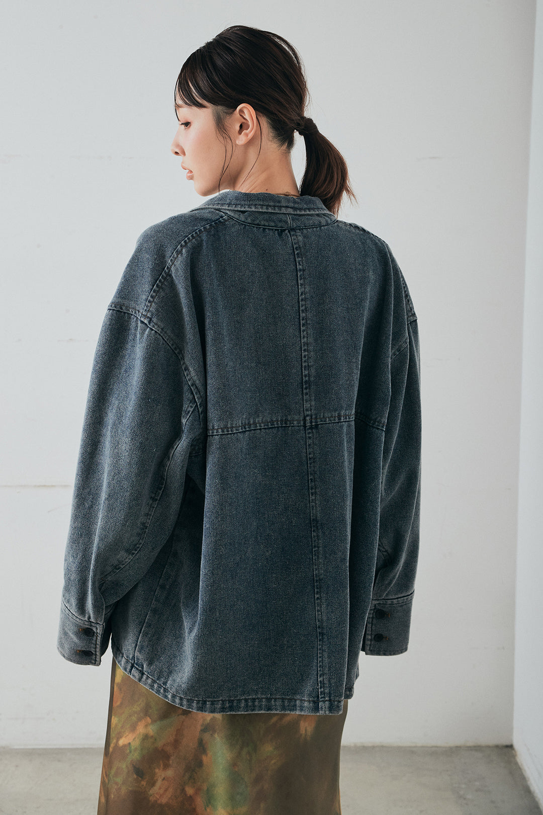 オーバーデニムジャケット
