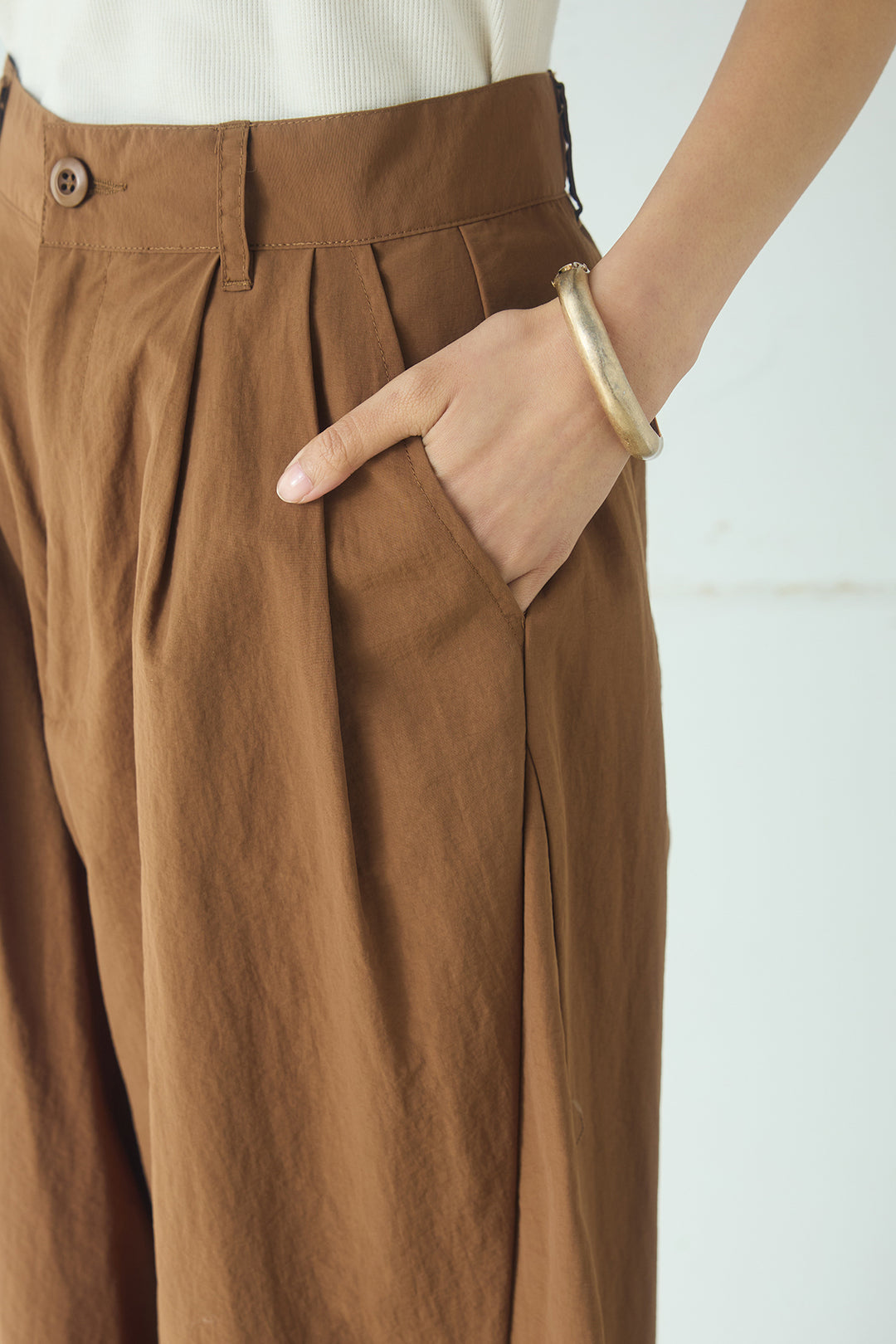 [SET]ポリウーリーメタルボタンベスト+ドライタフタタックバレルパンツ(2set)