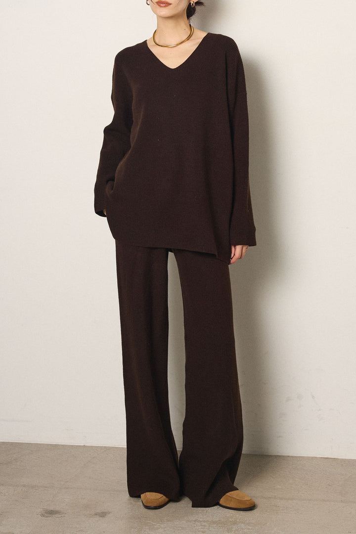 [SET]リラックスワッフルニットSETUP