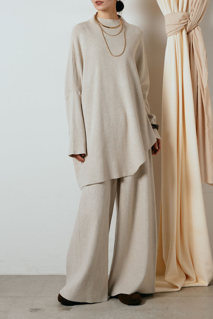 [SET]ポンチョシルエットニットSETUP