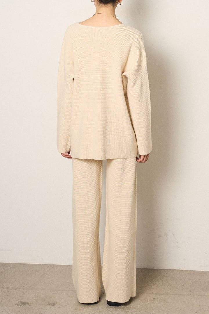 [SET]リラックスワッフルニットSETUP