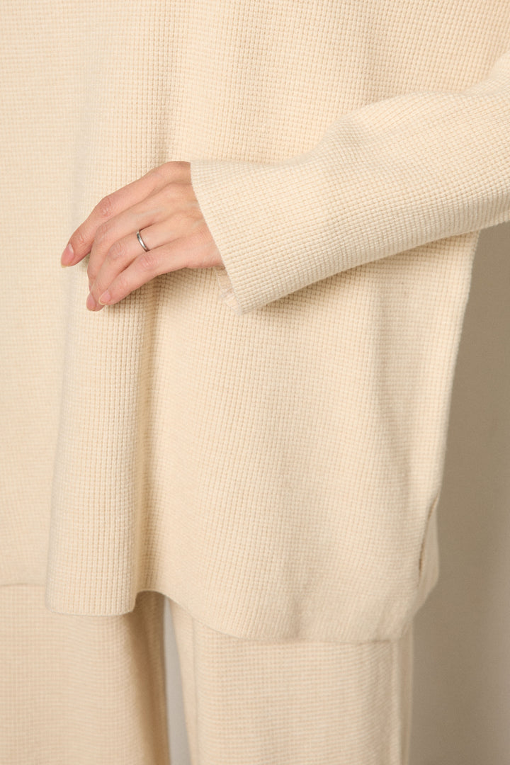 [SET]リラックスワッフルニットSETUP