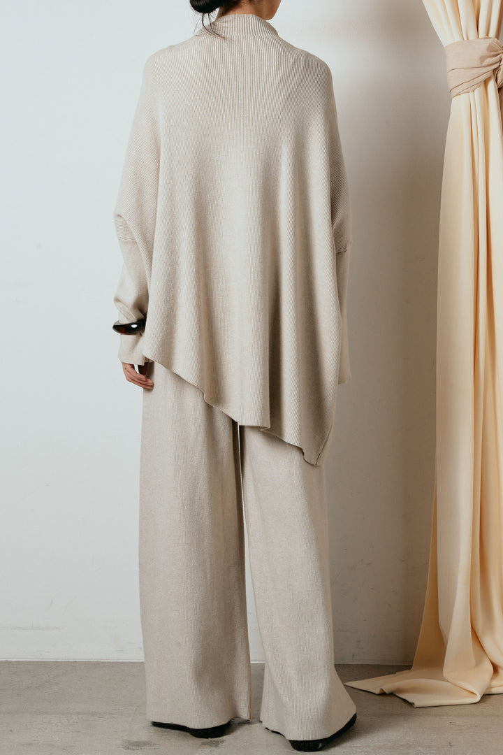 [SET]ポンチョシルエットニットSETUP