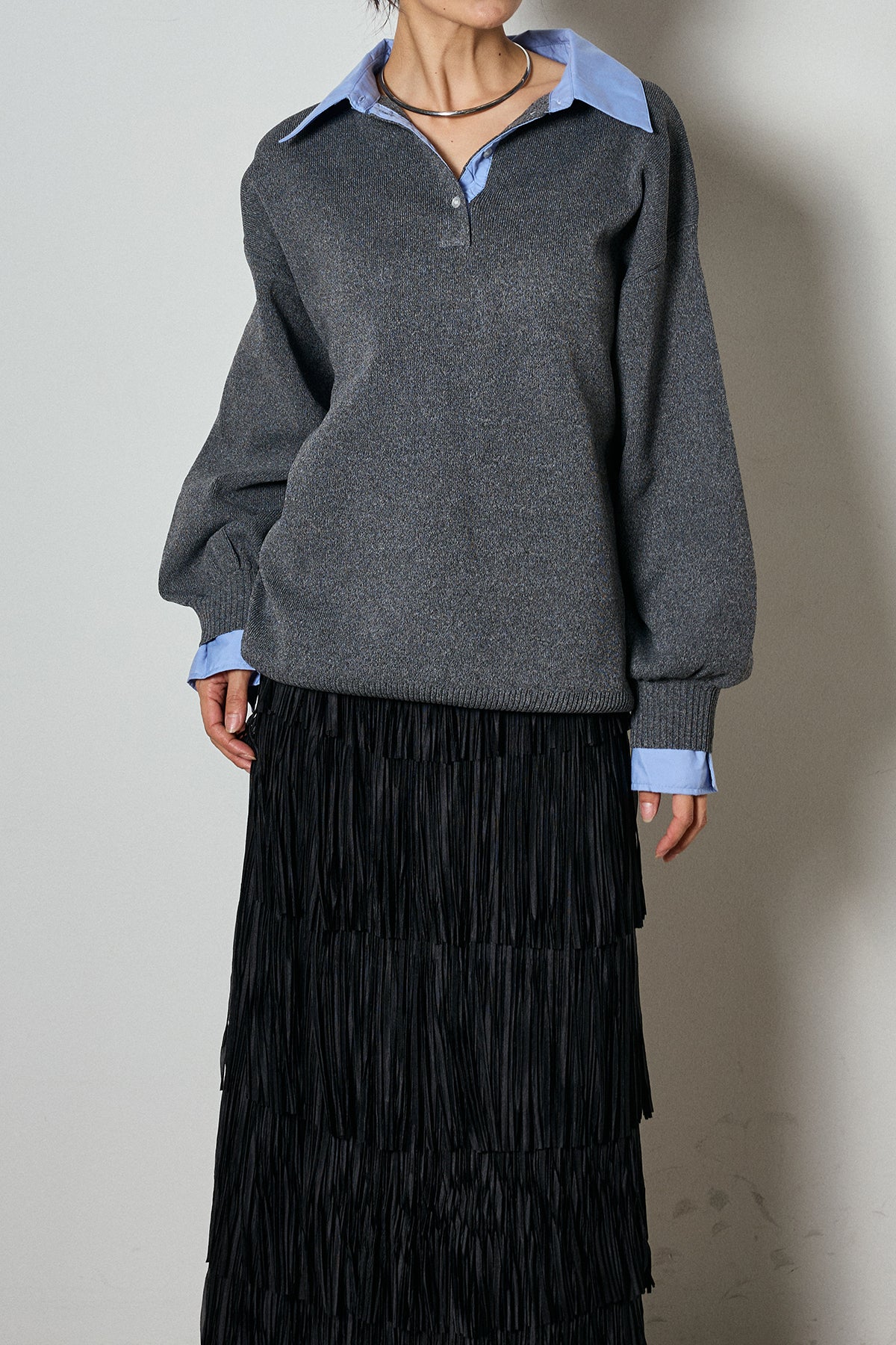 即納】襟付きポロトップス – ESICA