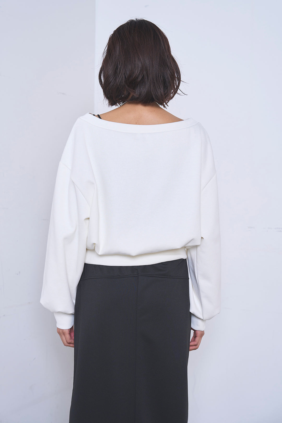 [SET]ワンショルスウェットプルオーバー+チェックウエスト巻きジョガーパンツ(2set)