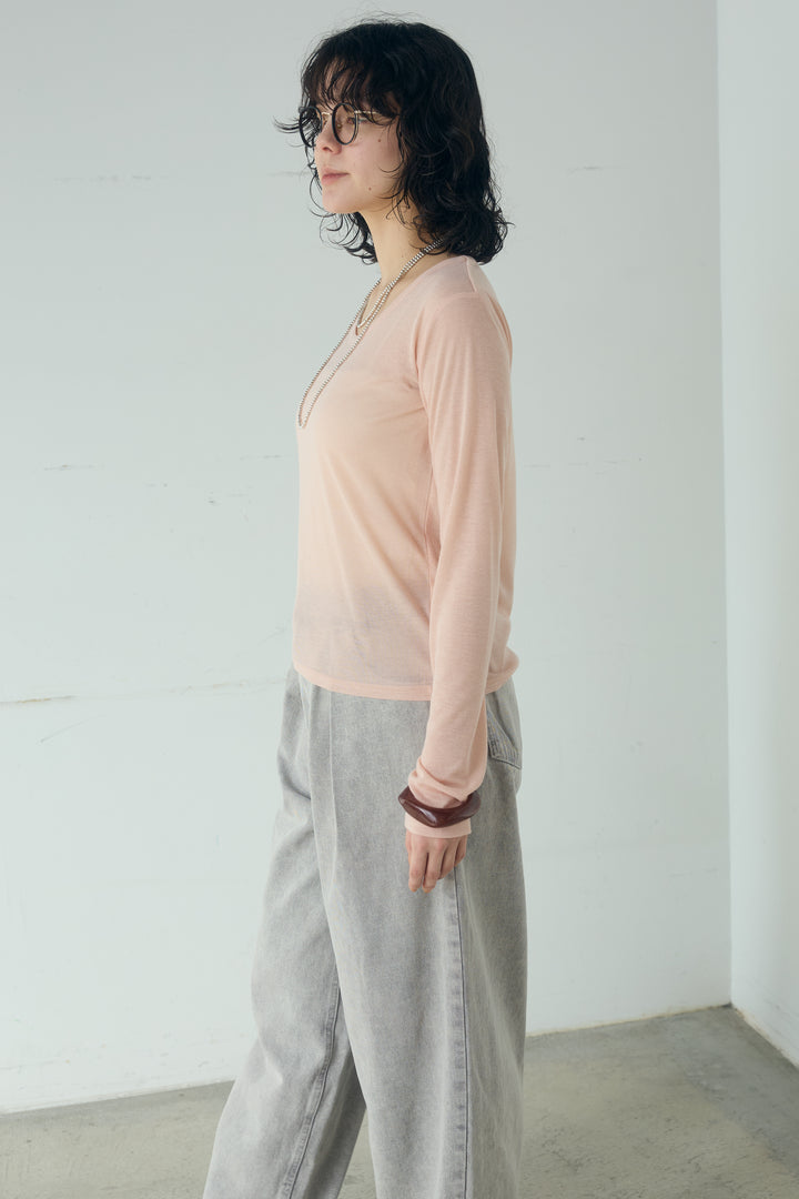 シアーフライスUネックプルオーバー