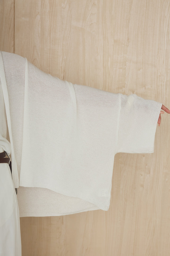 [SET]オーバードルマンカーディガン+ホルターネックインナー+ベルトループデザインハイウエストタックパンツ(3set)