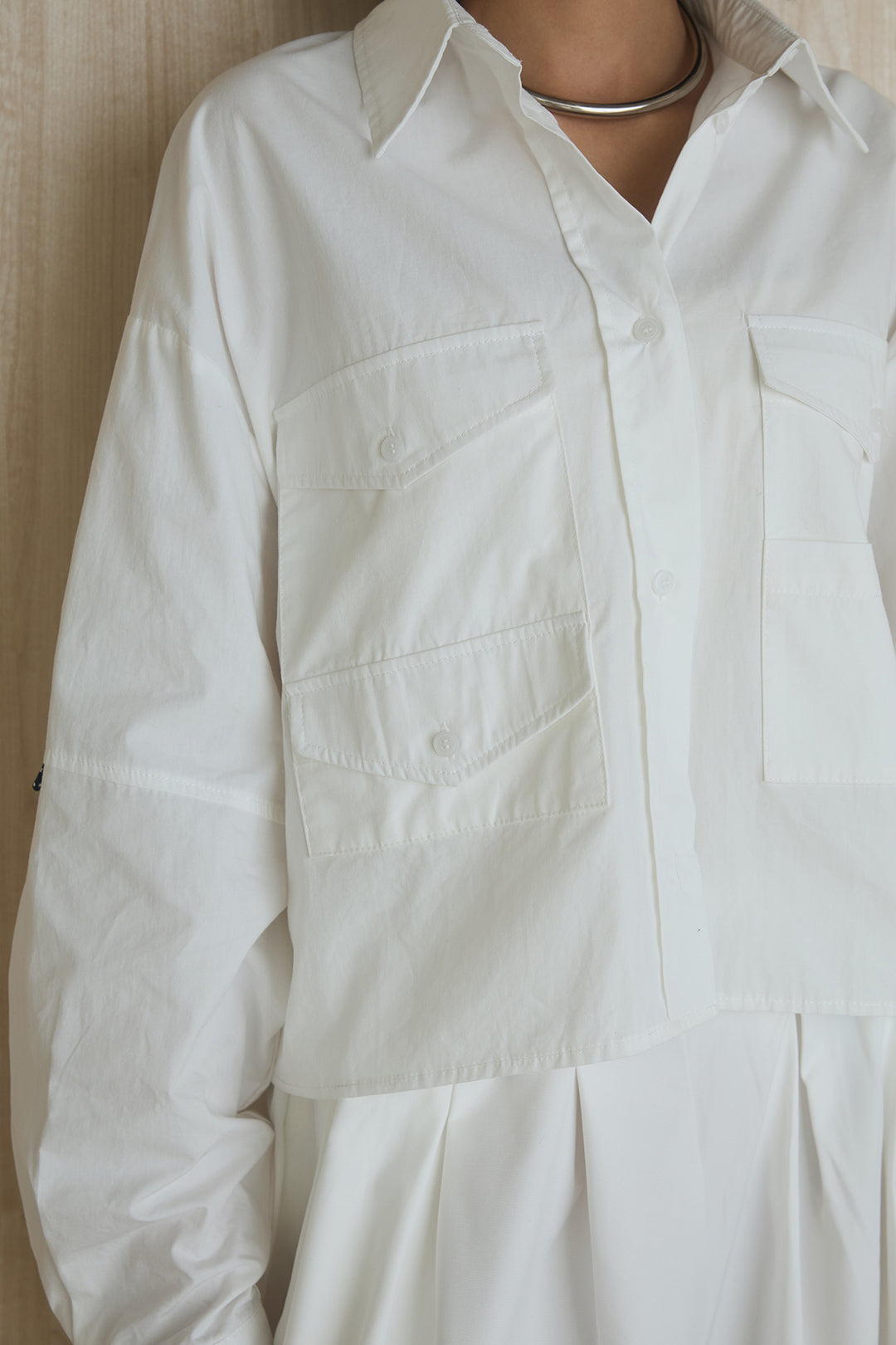 ビッグポケットシャツ