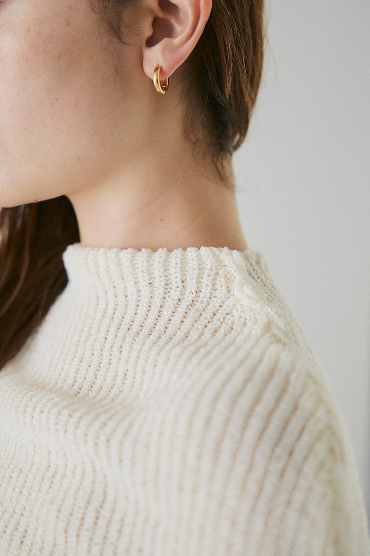 [SET]フレンチリブニットプルオーバー+ベルトループワイドパンツ(2set)