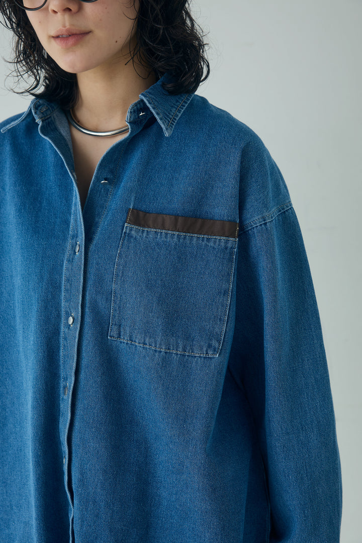 ライトオンスデニムシャツ