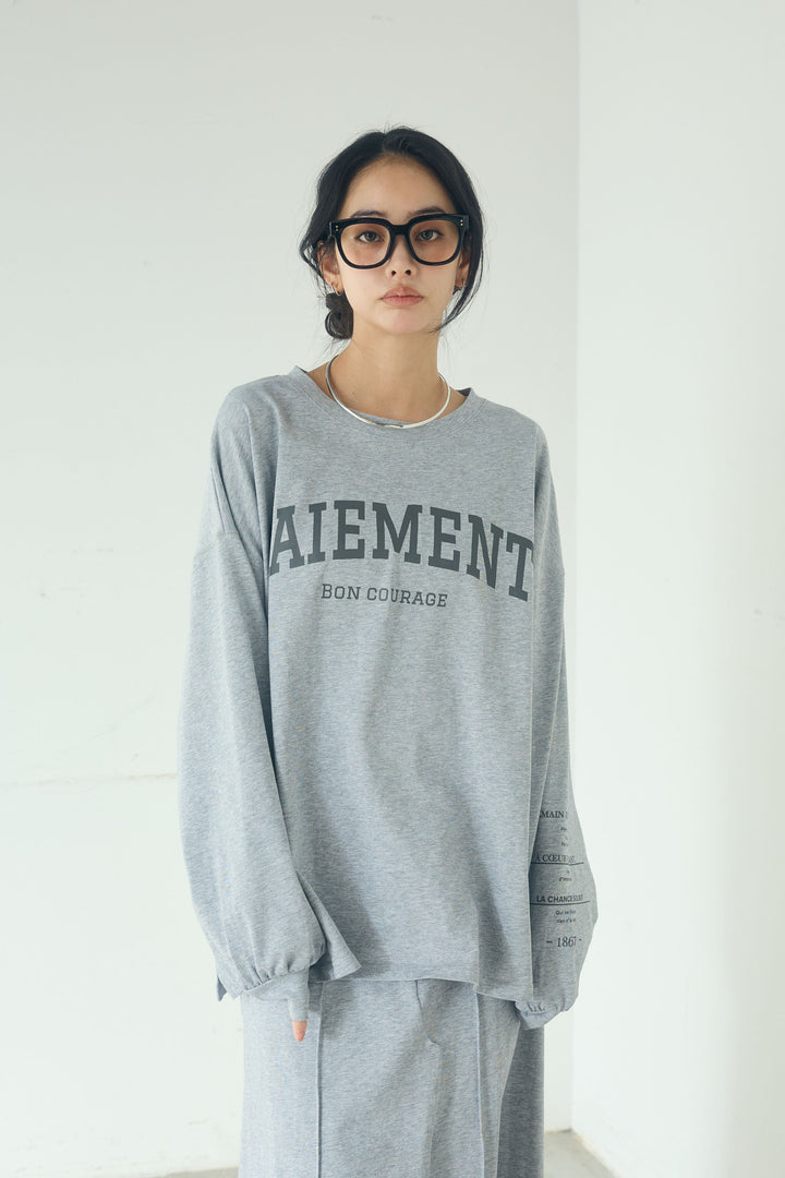 [SET]クリアダンボールプルオーバー+ランダムタックデザインワイドパンツ+フロントロゴビッグプルオーバー(3set)