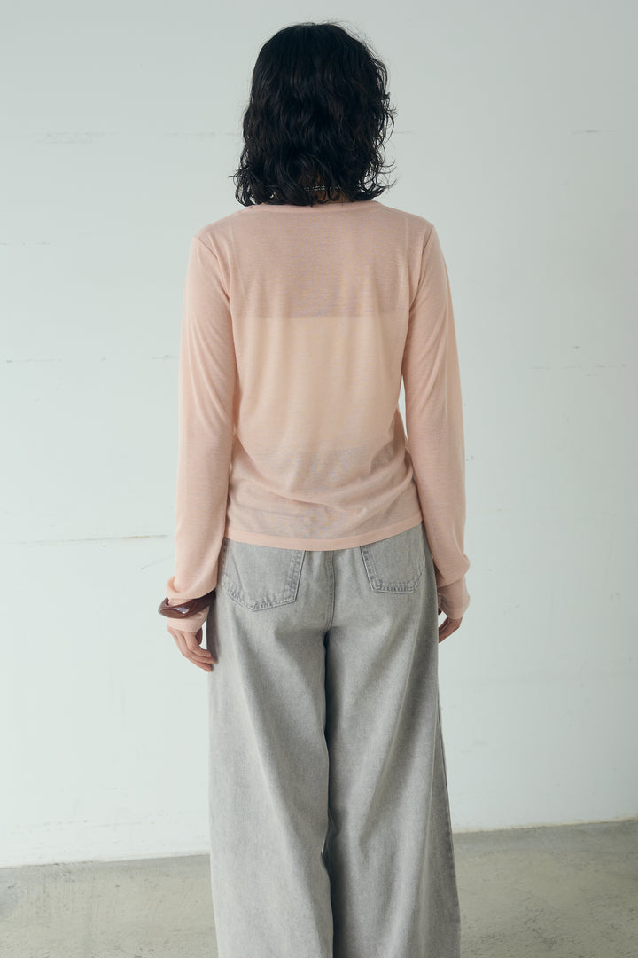 シアーフライスUネックプルオーバー