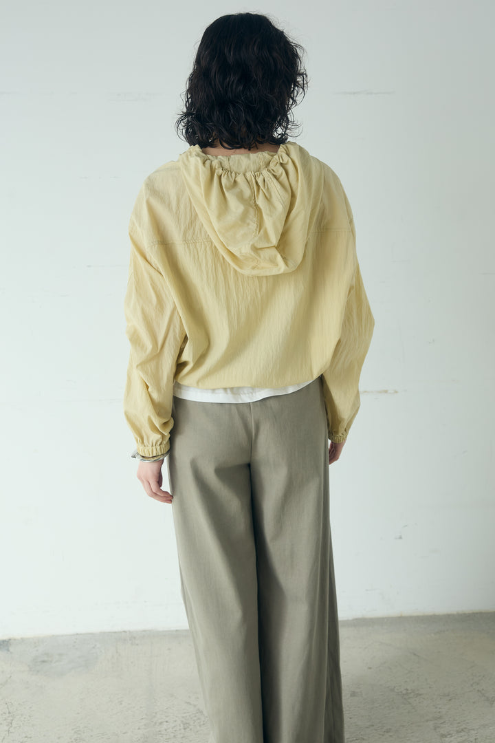 [SET]レイヤードデザインフーディートップス+ひげレース切替ロング丈スカート(2set)