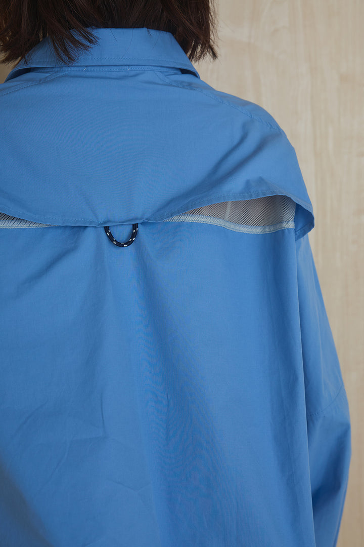 [SET]ビッグポケットシャツ+裾絞りワイドパンツ(2set)