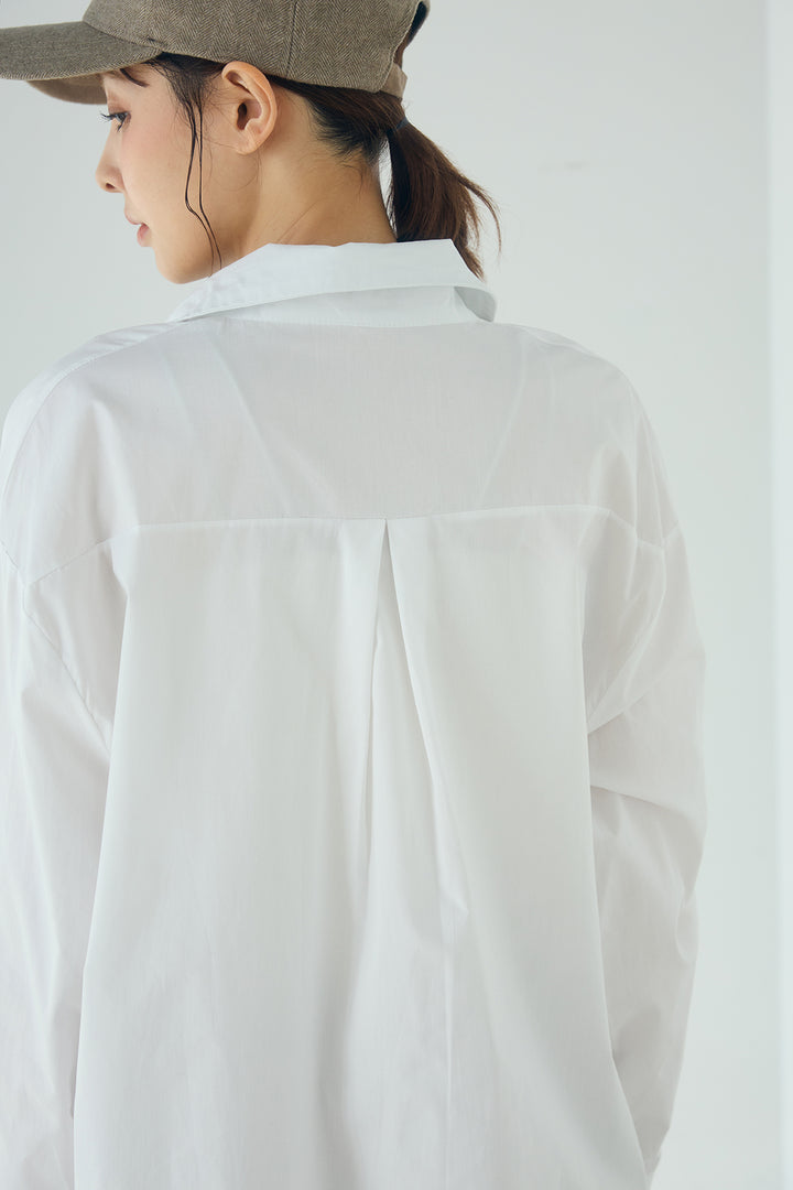 サイド留め具デザインシャツ