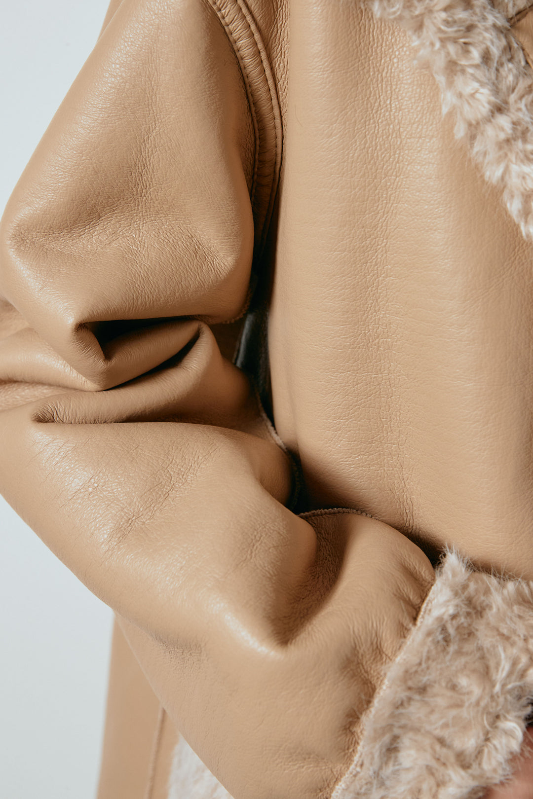 [SET]リバーシブルボアアウター+ノースリーブニットロングワンピース(2set)