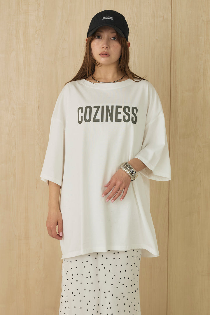 プリントロゴチュニックTシャツ