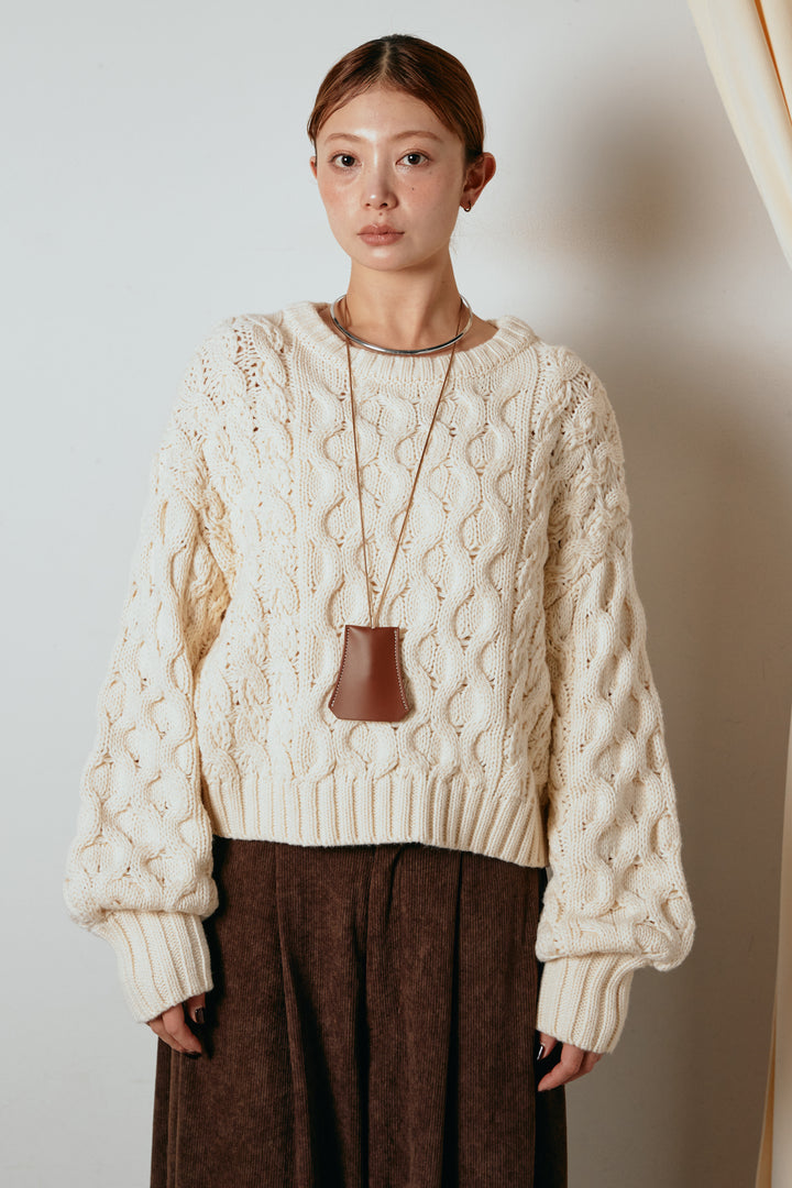 バルキーケーブルプルオーバー