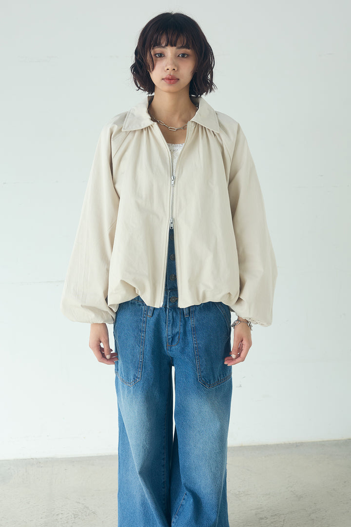 綿ツイルバルーンジャケット