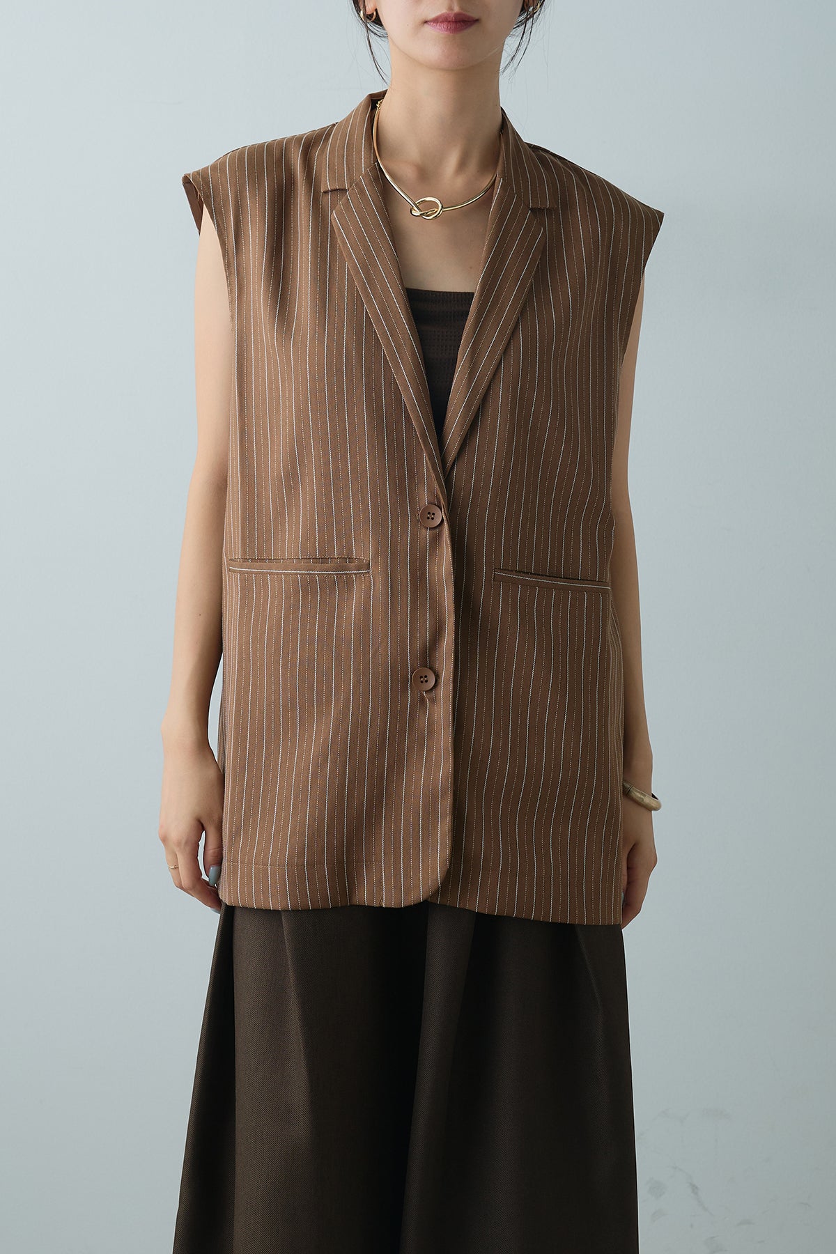 フード付き　ジレ　セシカ VEST – ESICA