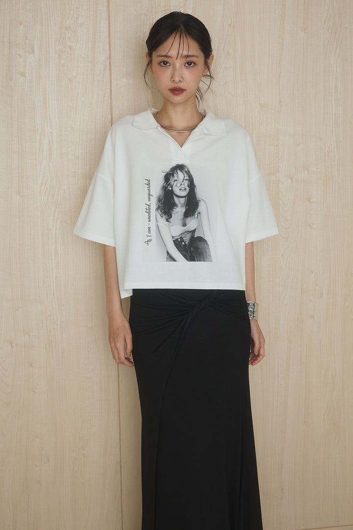 グラフィックポロTシャツ