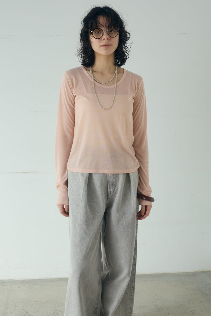 シアーフライスUネックプルオーバー