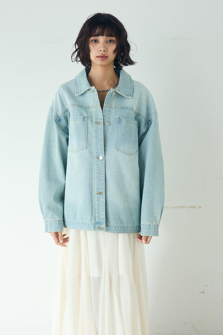 デニムオーバーサイズジャケット