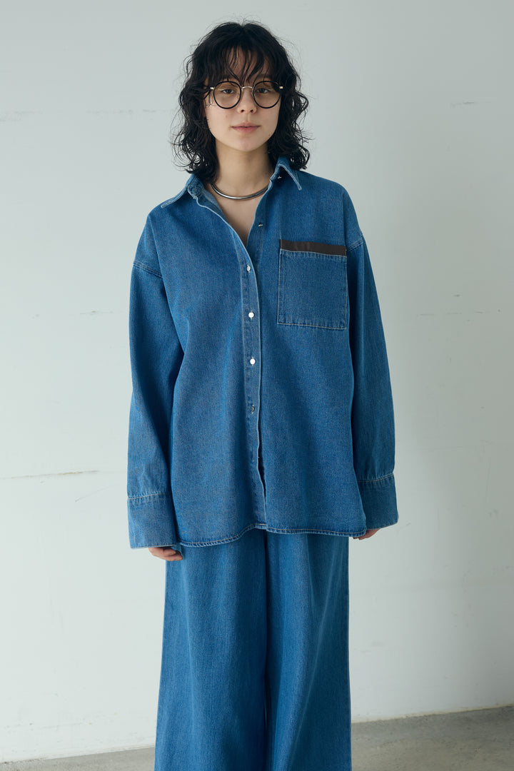 ライトオンスデニムシャツ