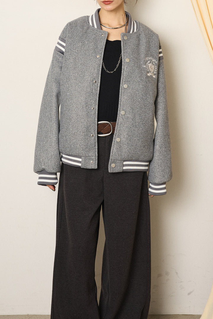 ワンポイントデザインブルゾン