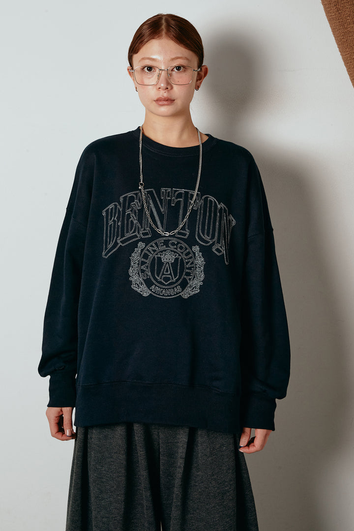 フロントロゴスウェットプルオーバー