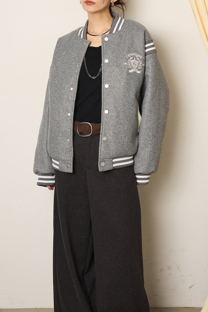 ワンポイントデザインブルゾン