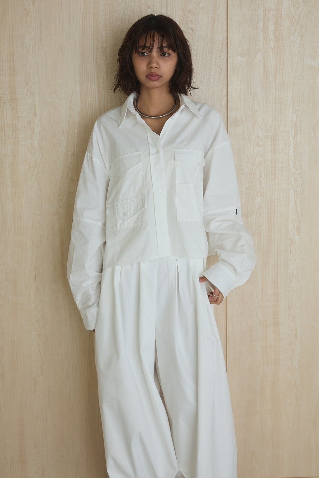 ビッグポケットシャツ