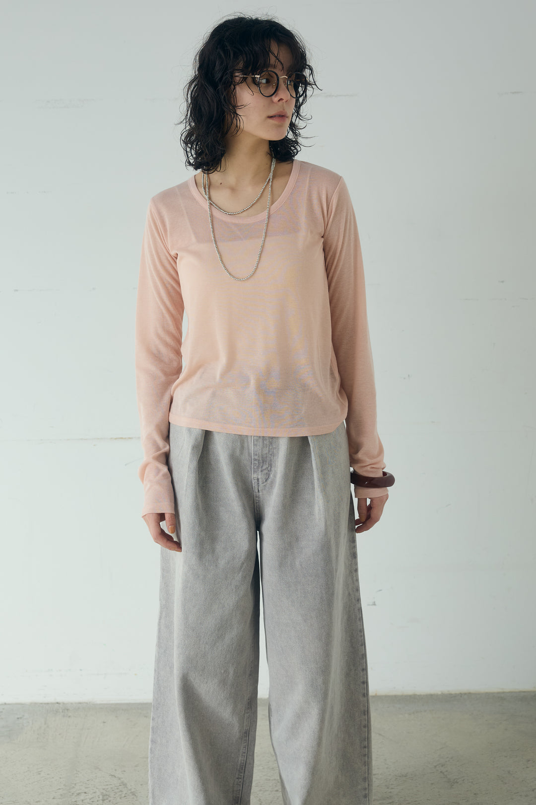 シアーフライスUネックプルオーバー