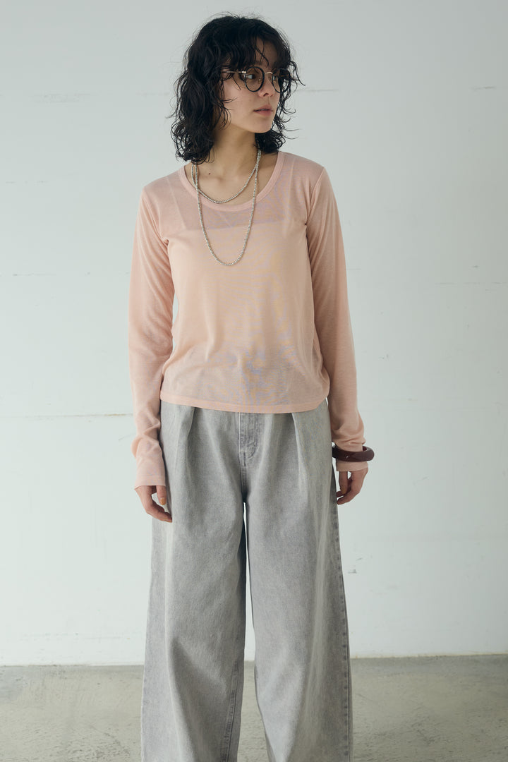 シアーフライスUネックプルオーバー