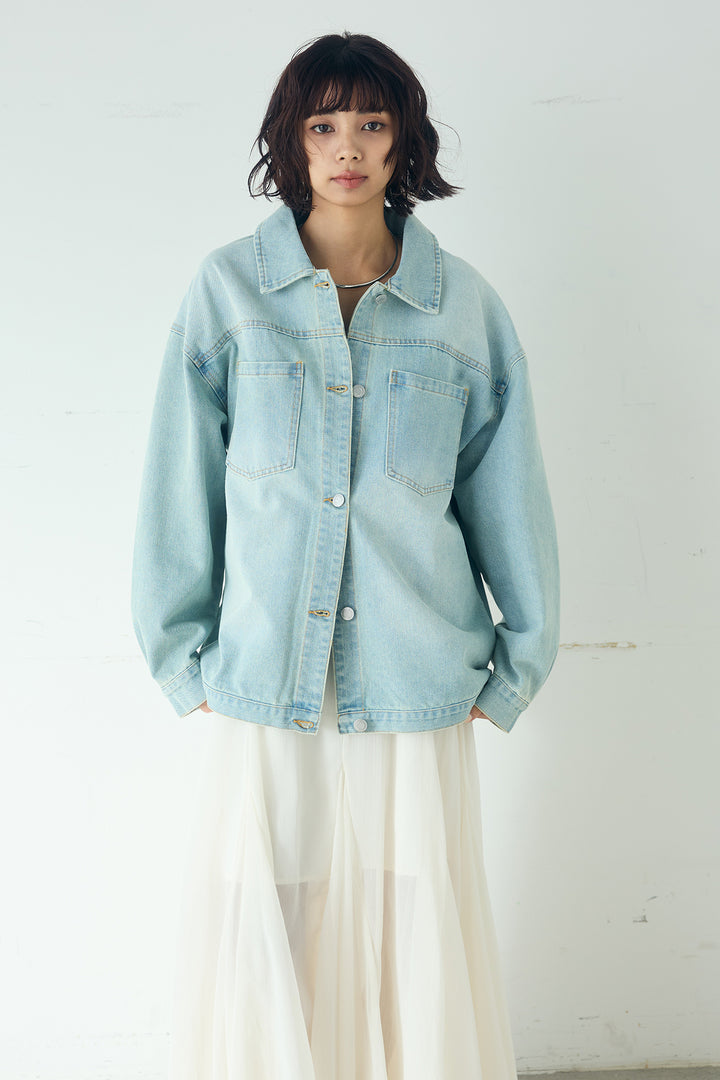 デニムオーバーサイズジャケット