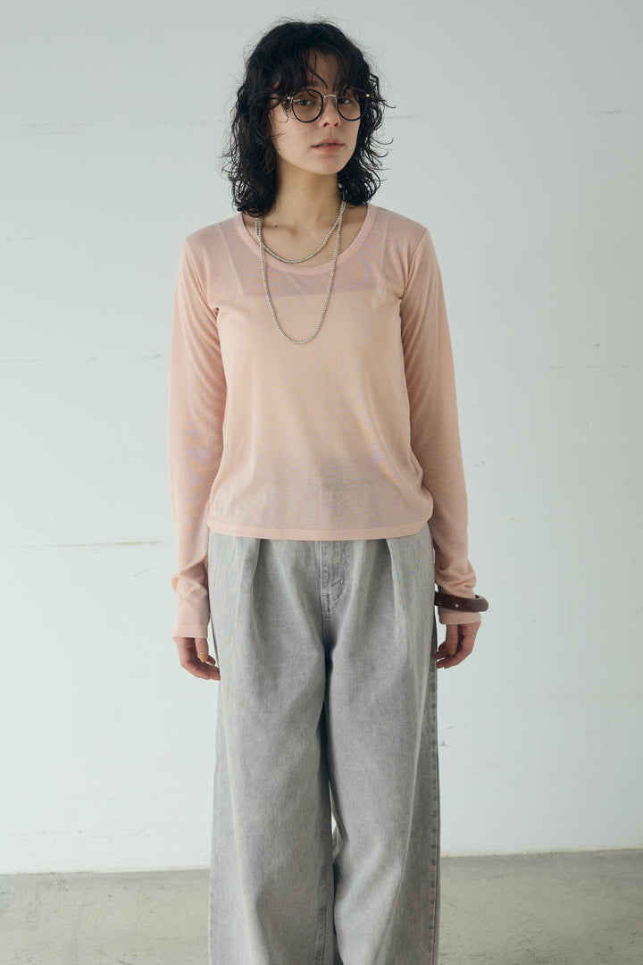 シアーフライスUネックプルオーバー