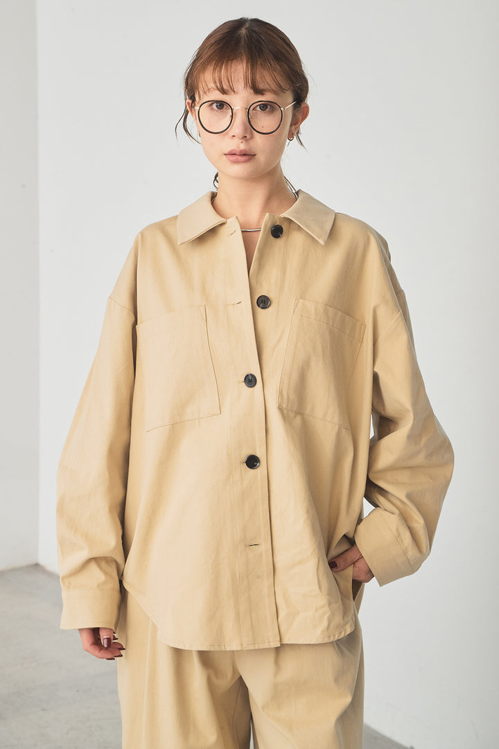 ツイルシャツジャケット