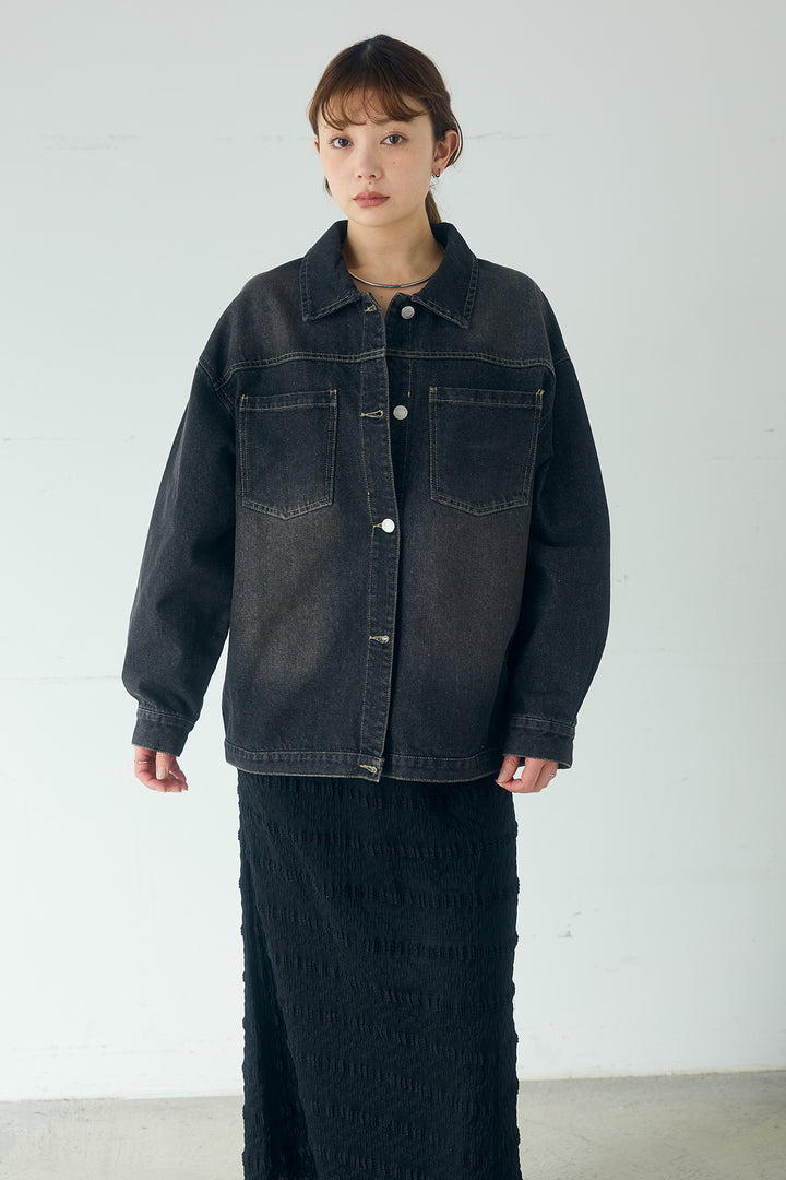 デニムオーバーサイズジャケット