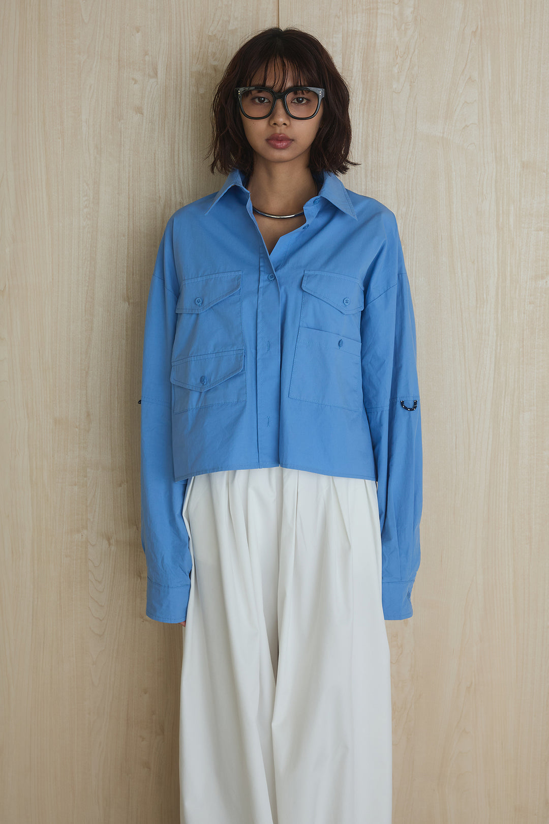 ビッグポケットシャツ